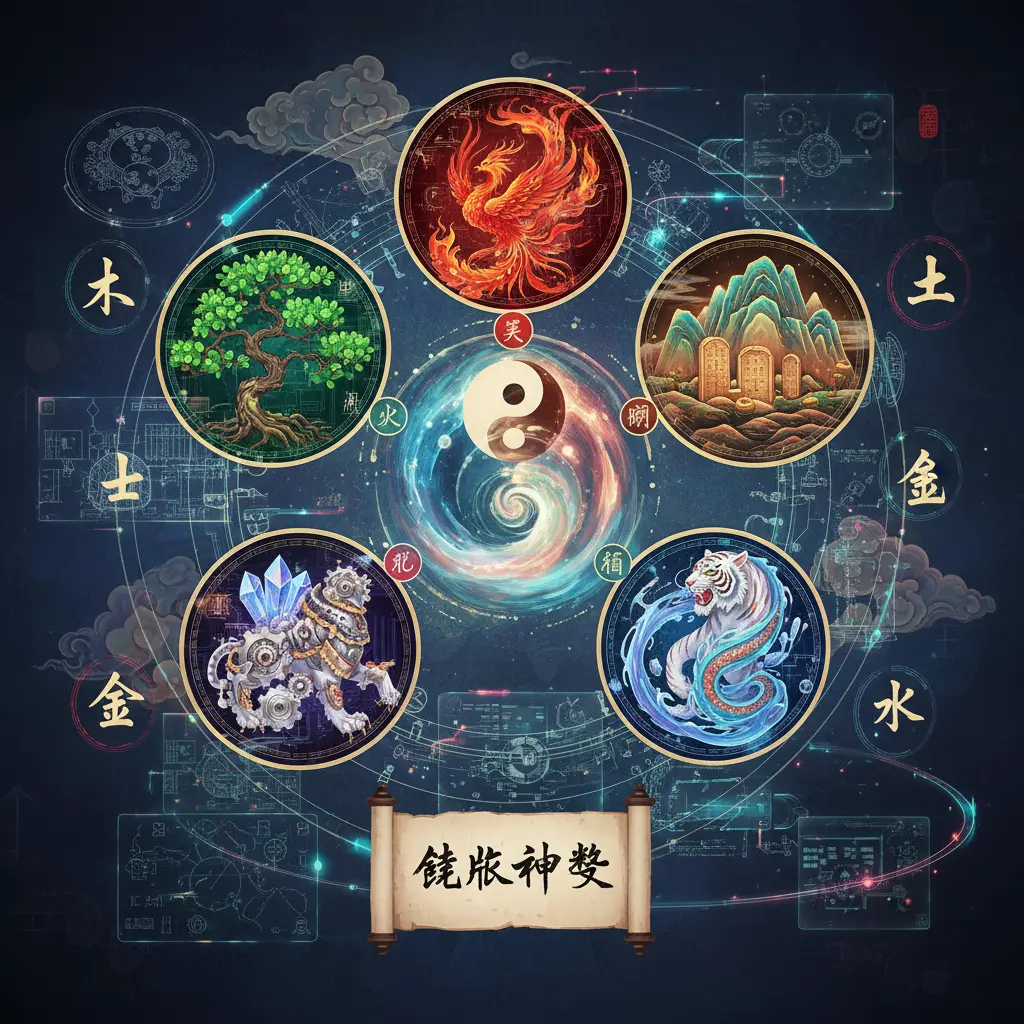 鐵版神數 - 五行