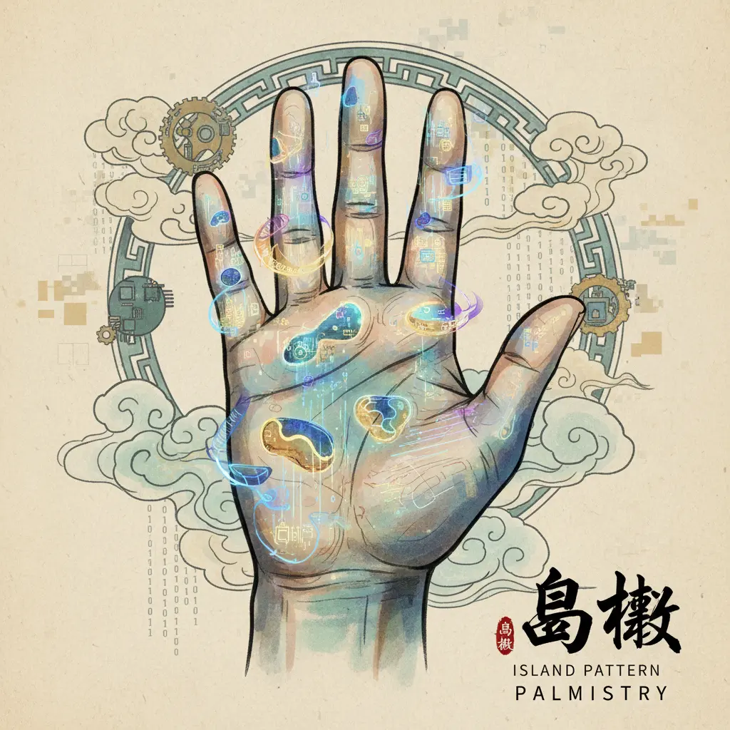 手相學 - 島紋