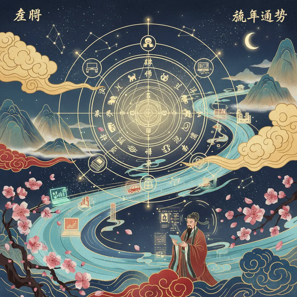 流年運勢 - 星盤