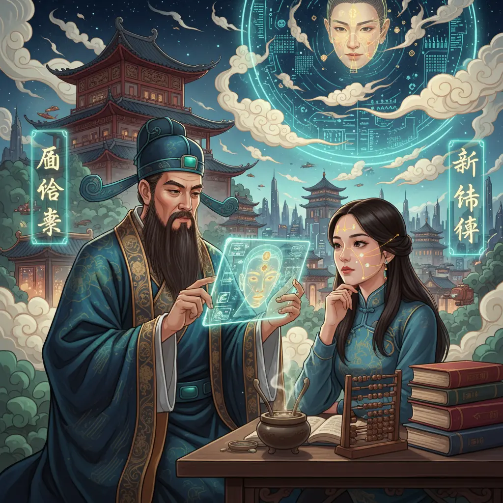 算命師傅 - 面相學