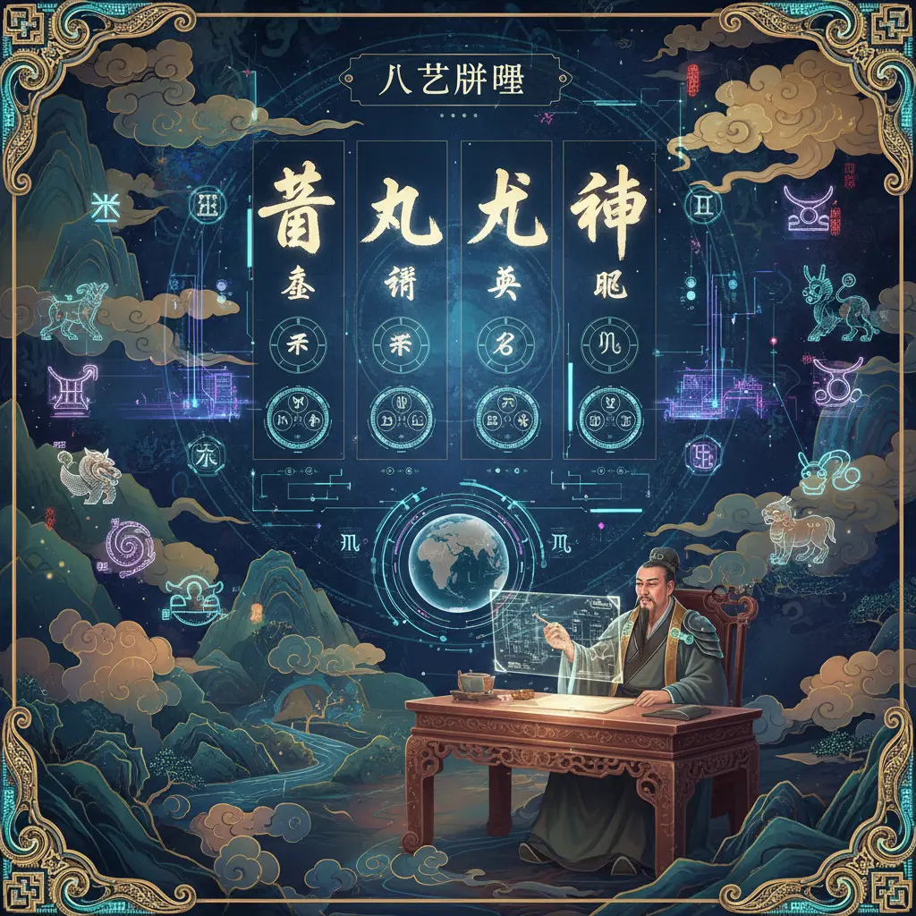 八字命理 - 八字排盤